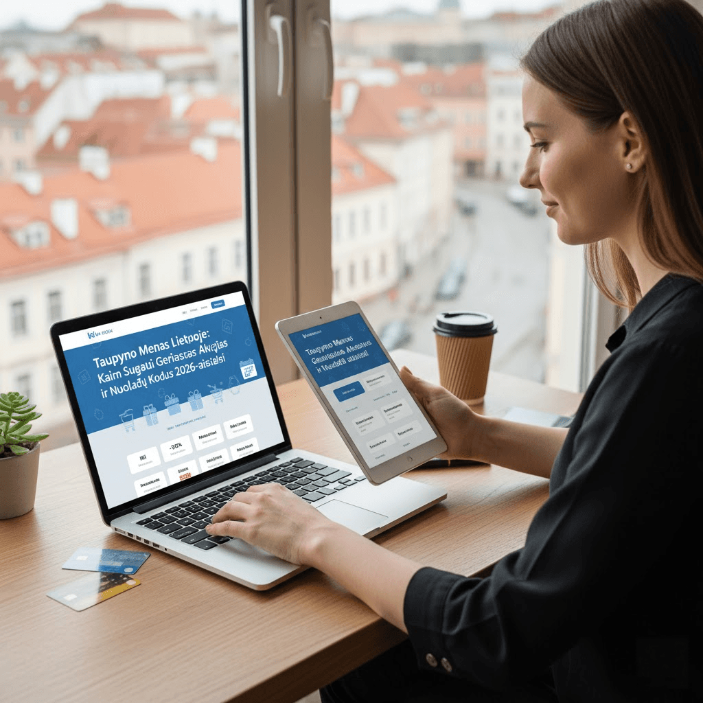 Taupymo Menas Lietuvoje: Kaip Sugauti Geriausias Akcijas ir Nuolaidų Kodus 2026-aisiais