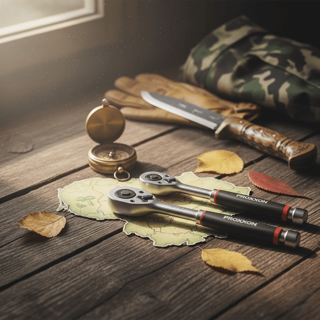 Proxxon 1/4 terkslėms akcija: kodėl šis mažas įrankis vertas medžioklės?