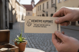 Vienatipis kuponas: Tikslinio taupymo strategija ir paslėptos taisyklės