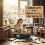 Vaikiškos knygos akcija: Išmintinga strategija kuriant namų biblioteką