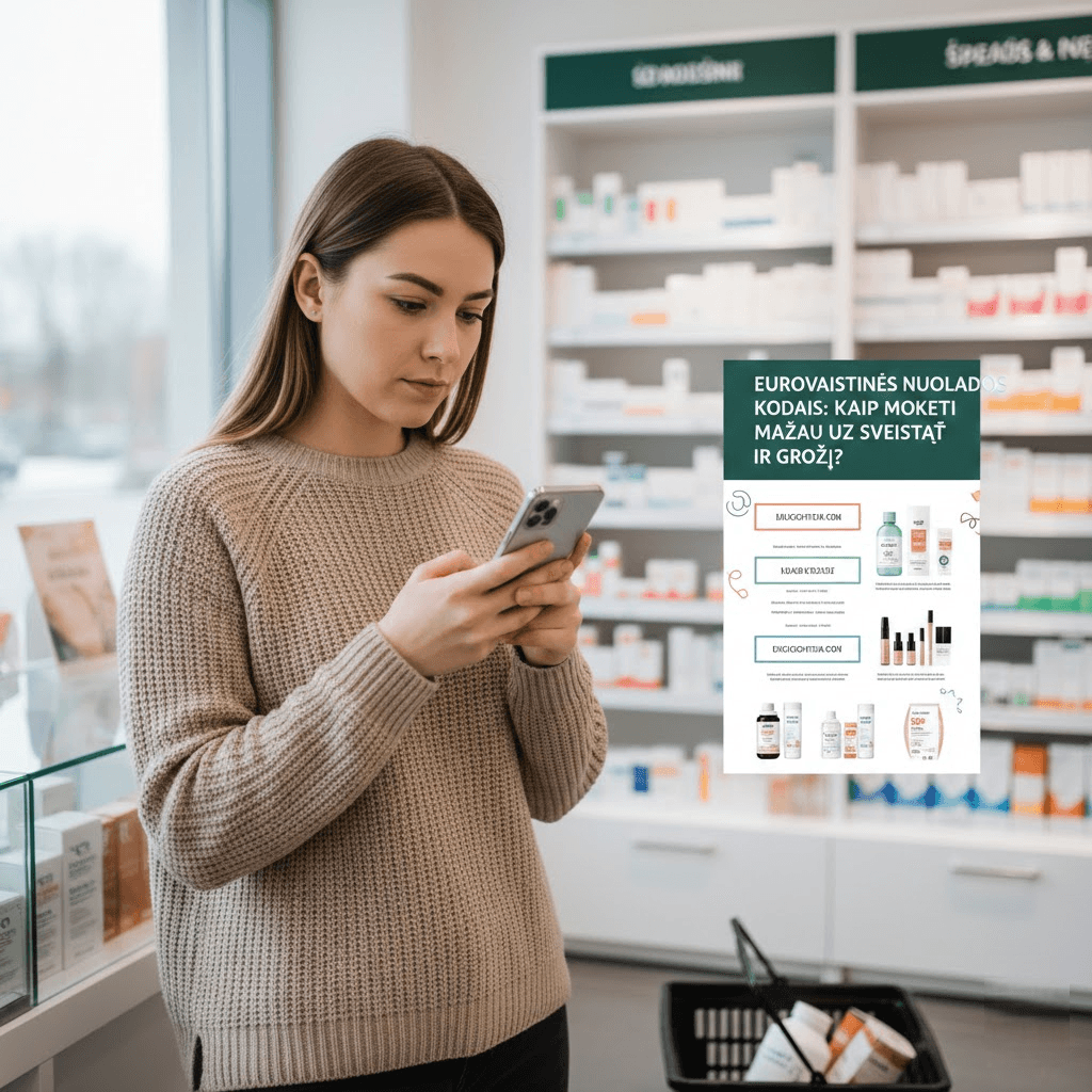 Eurovaistinės nuolaidos kodai: Kaip mokėti mažiau už sveikatą ir grožį?