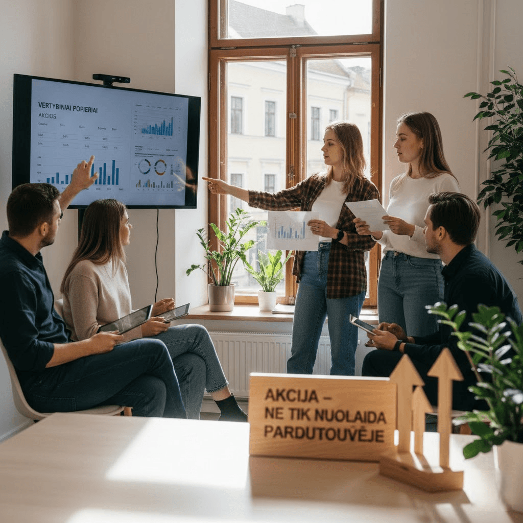 Akcija – ne tik nuolaida parduotuvėje: Kaip įdarbinti šį vertybinį popierių? Akcija – ne tik nuolaida parduotuvėje: Kaip įdarbinti šį vertybinį popierių?