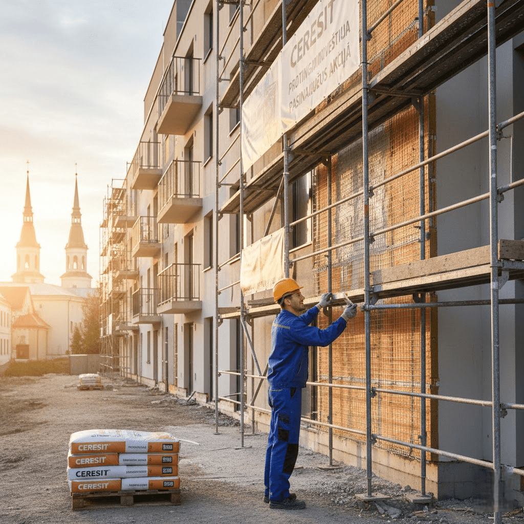 Ceresit armavimo mišinys: protinga investicija pasinaudojus akcija