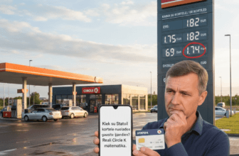 Kiek su Statoil kortele nuolaidos gausite šiandien? Reali Circle K matematika