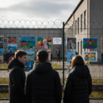 Spalvos už spygliuotos vielos: mokinių dailės akcija Kauno tardymo izoliatoriuje ir jos atgarsiai