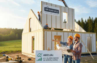 SIP skydai akcija: Kaip sumaniai pasinaudoti nuolaidomis statant A++ klasės namą