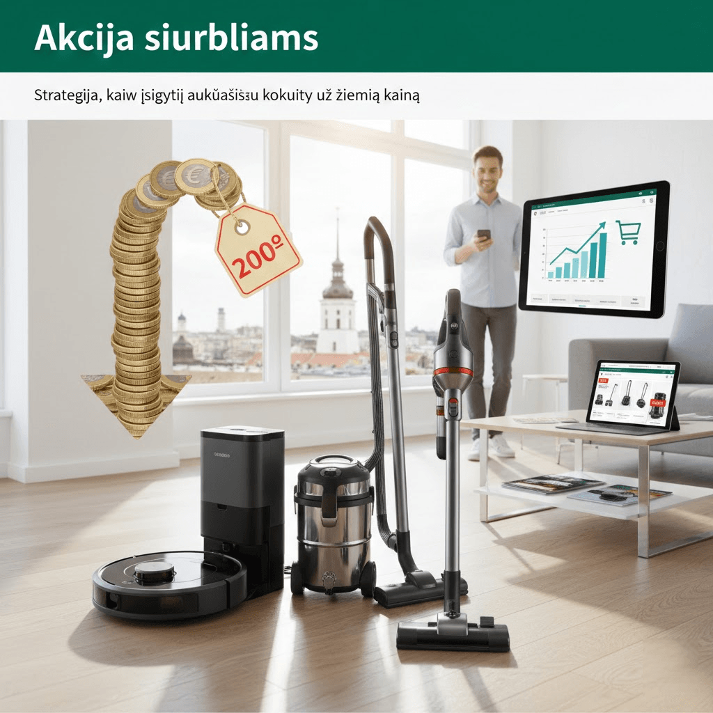 Akcija siurbliams: strategija, kaip įsigyti aukščiausią kokybę už žemiausią kainą