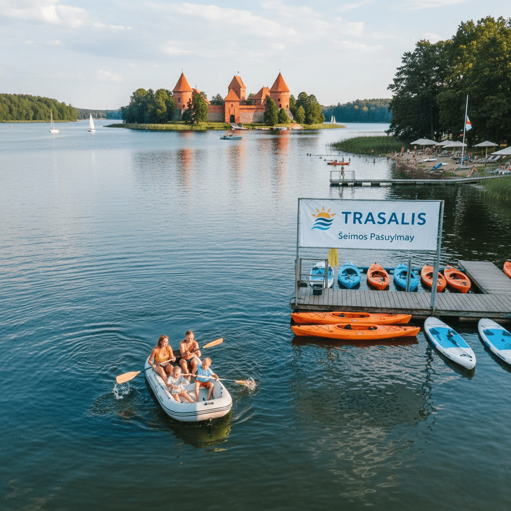 Vandens pramogos ir poilsis Trakuose: Kur rasti geriausią „Trasalis“ pasiūlymą šeimai?