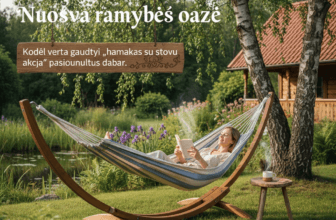 Nuosava ramybės oazė: Kodėl verta gaudyti „hamakas su stovu akcija“ pasiūlymus dabar