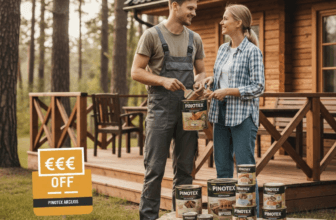 Medienos apsauga protinga kaina: kaip išnaudoti „Pinotex“ akcijas savo naudai