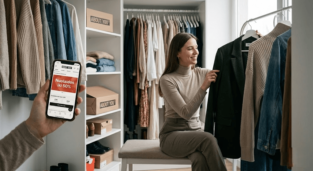 About You nuolaida: Kaip sumaniai atnaujinti spintą neišleidžiant krūvos pinigų?