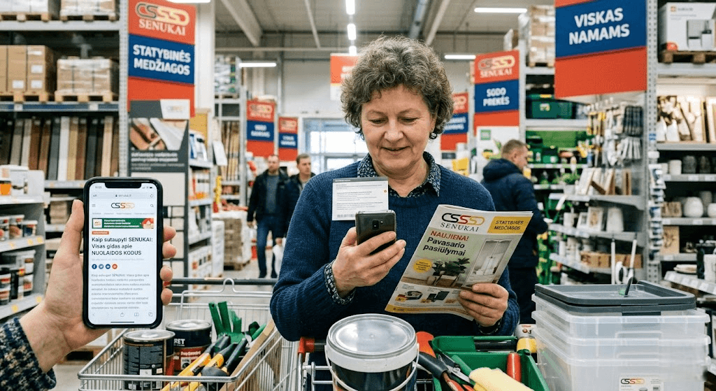 Senukai nuolaidos kodas: Visas gidas, kaip sutaupyti apsiperkant didžiausiame prekybos tinkle Senukai nuolaidos kodas: Visas gidas, kaip sutaupyti apsiperkant didžiausiame prekybos tinkle