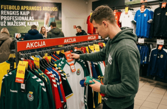 Futbolo aprangos akcijos: kaip rengtis kaip profesionalui už mažesnę kainą