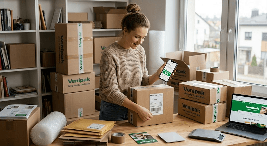 Kaip sutaupyti siunčiant siuntas? Venipak akcijos ir gudrybės sumaniems pirkėjams