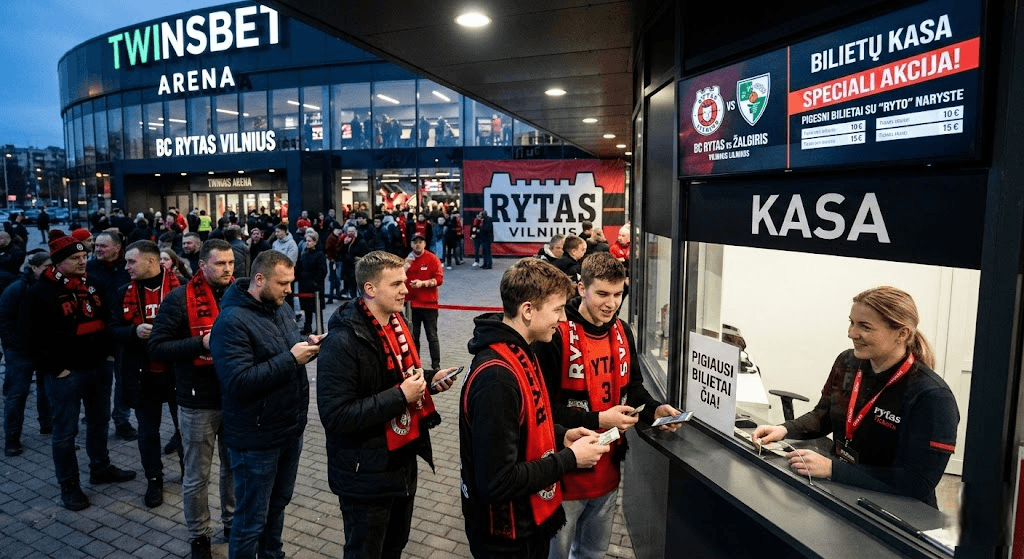 Sostinės krepšinio karštinė: kaip Vilniaus „Ryto“ bilietus įsigyti pigiau? Sostinės krepšinio karštinė: kaip Vilniaus „Ryto“ bilietus įsigyti pigiau?