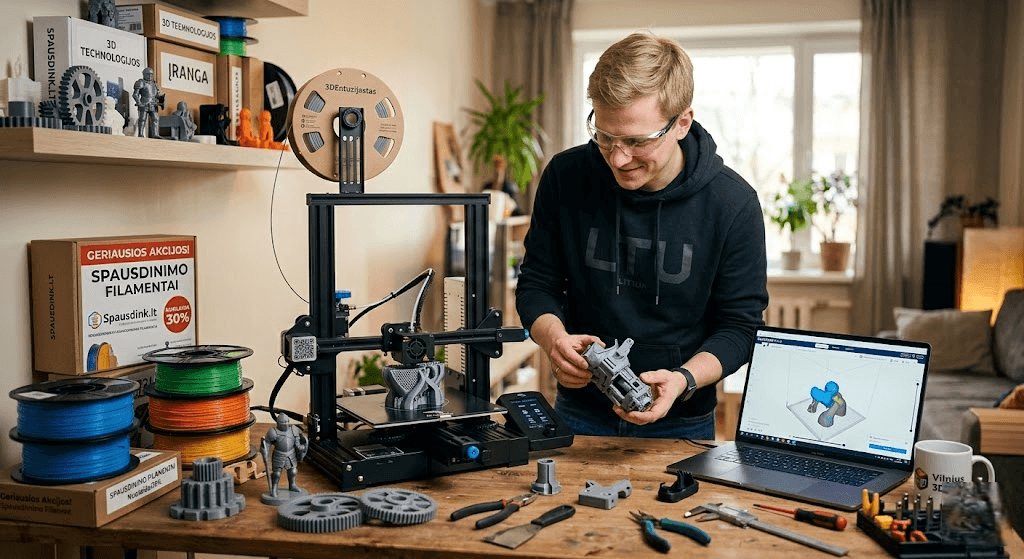 3D spausdinimo revoliucija namuose: kaip sumaniai pasinaudoti geriausiomis akcijomis?