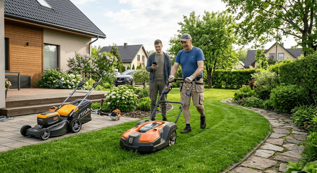 Žoliapjovės akcija: Visas gidas, kaip 2026 metais išsirinkti geriausią techniką už mažiausią kainą