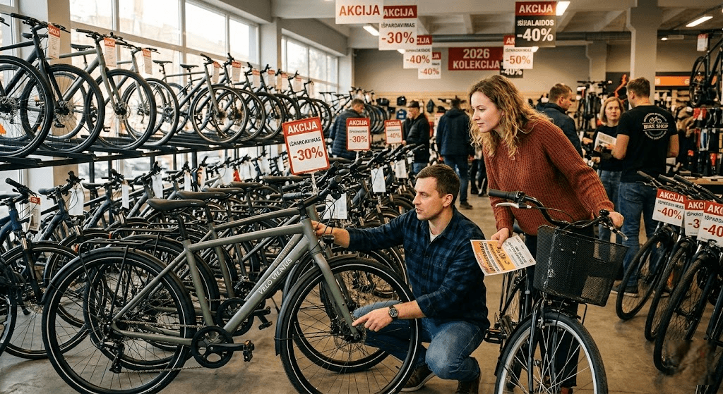 Dviračių išpardavimas 2026: Kaip nepasiklysti nuolaidų džiunglėse ir išsirinkti geriausią modelį?