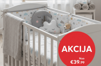 Kūdikio patalynė su akcija: kaip pagauti geriausią kainą saugiam miegui