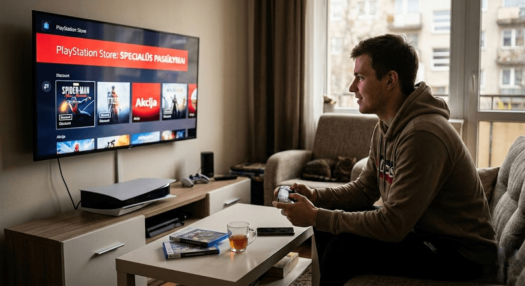 PlayStation akcijos: Išsamus gidas, kaip žaidimų pasauliu mėgautis pigiau