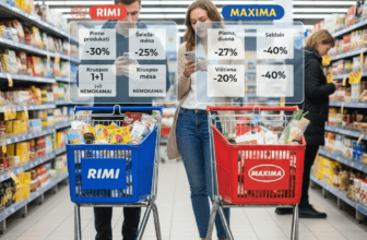 Didžioji akistata: kaip iš tiesų veikia nuolaidos „Rimi“ ir „Maxima“ tinkluose?