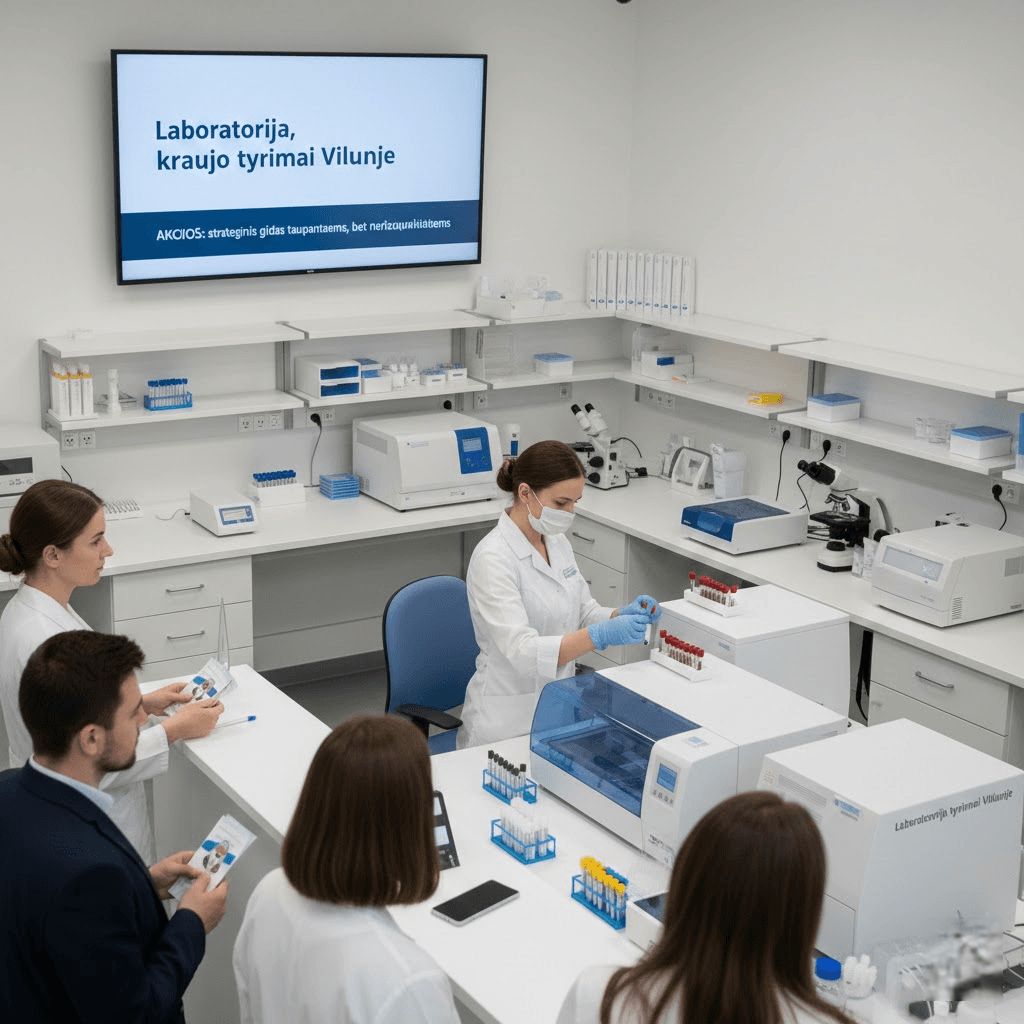 Laboratorija, kraujo tyrimai Vilniuje ir akcijos: strateginis gidas taupantiems, bet nerizikuojantiems