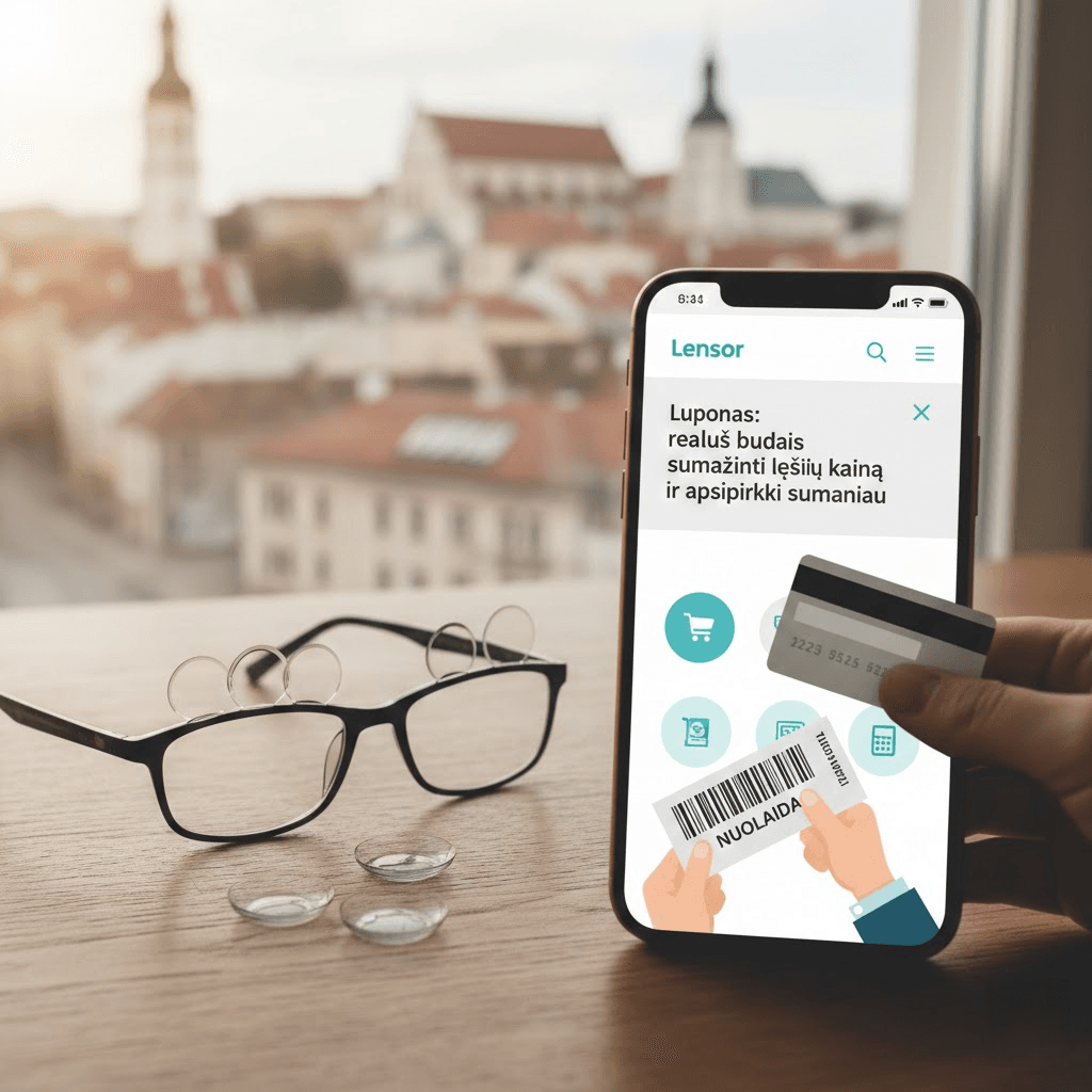 Lensor kuponas: realūs būdai sumažinti lęšių kainą ir apsipirkti sumaniau