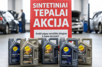 Sintetiniai tepalai akcija: Kodėl pigiau nereiškia blogiau ir kaip išsirinkti?