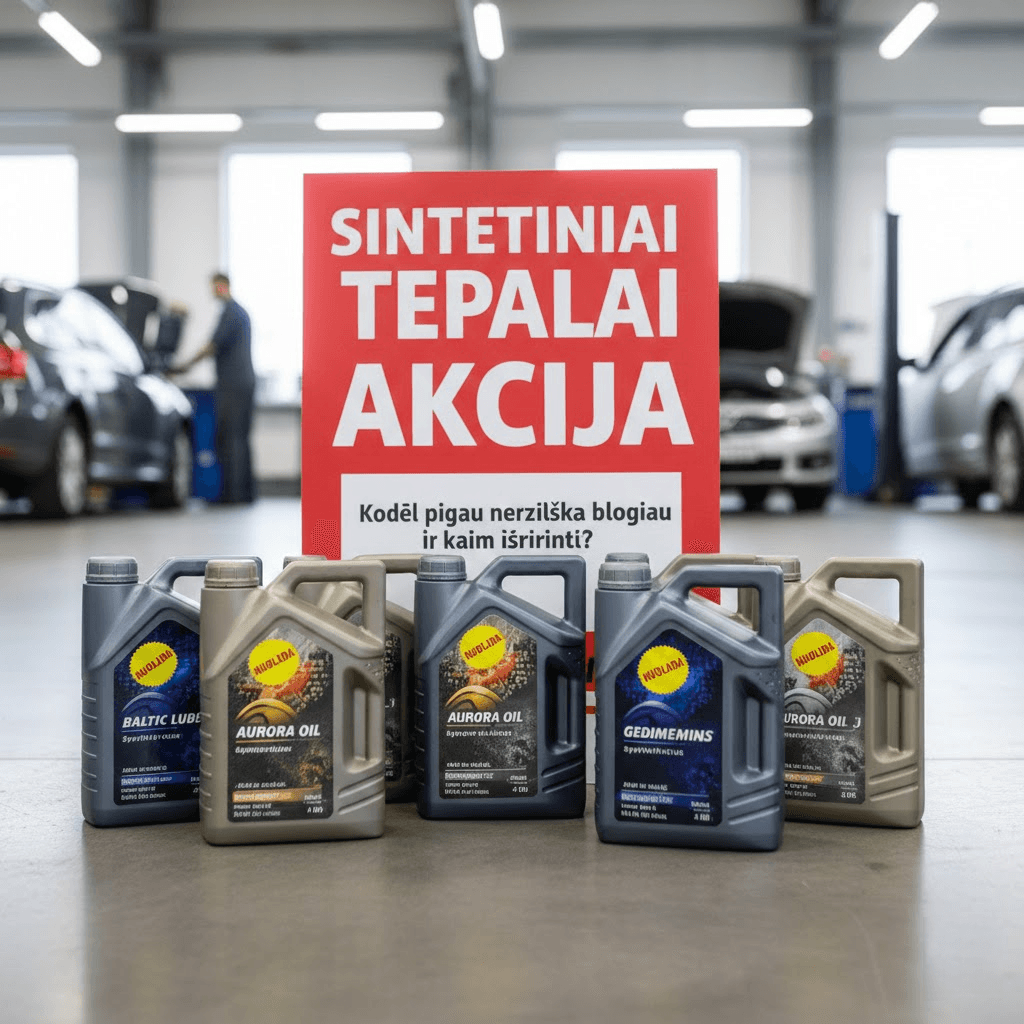 Sintetiniai tepalai akcija: Kodėl pigiau nereiškia blogiau ir kaip išsirinkti?