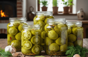 Žali pomidorai žiemai: gurmaniški atradimai stiklainiuose