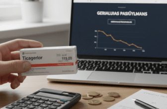 Ticagrelor kaina ir taupymo strategijos: kaip sumažinti priemoką ir rasti geriausią pasiūlymą