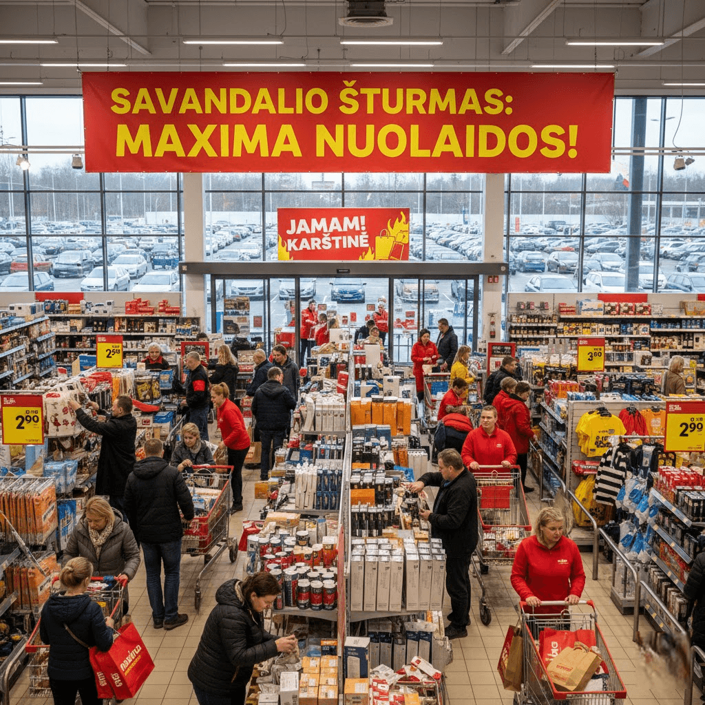 Savaitgalio šturmas: Maxima nuolaidos ir „Jamam“ karštinė