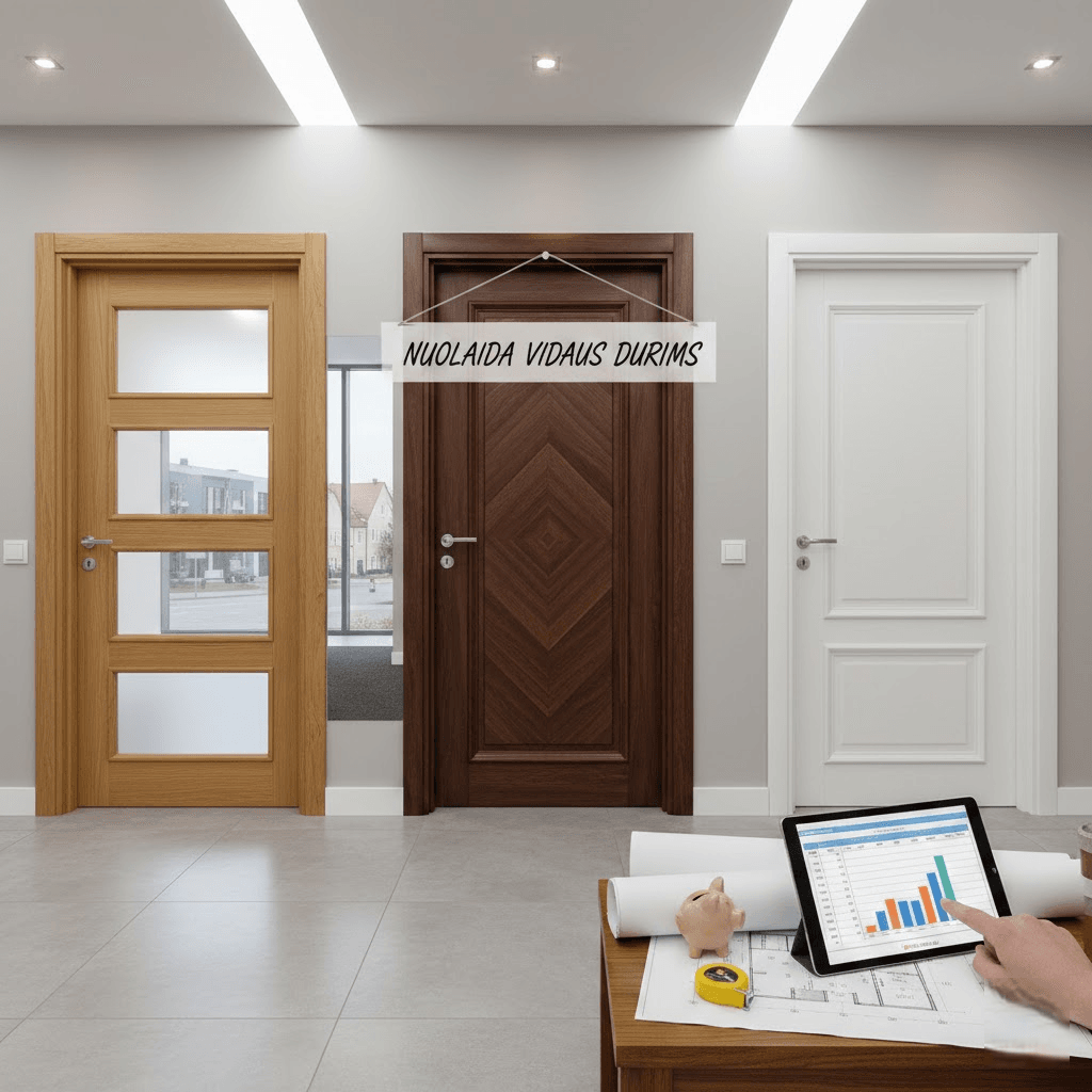 Nuolaida vidaus durims: strategija, kaip sutaupyti neaukojant kokybės
