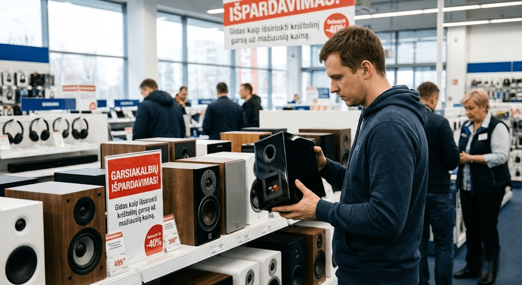 Garsiakalbių išpardavimas: gidas, kaip išsirinkti krištolinį garsą už mažiausią kainą Garsiakalbių išpardavimas: gidas, kaip išsirinkti krištolinį garsą už mažiausią kainą