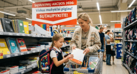 Sąsiuvinių akcijos 2026: Išsamus gidas, kaip paruošti kuprinę pigiau ir kokybiškiau