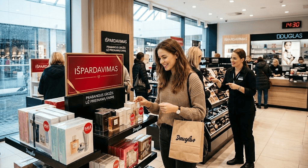 Douglas išpardavimas: jūsų gidas į prabangaus grožio pasaulį už prieinamą kainą