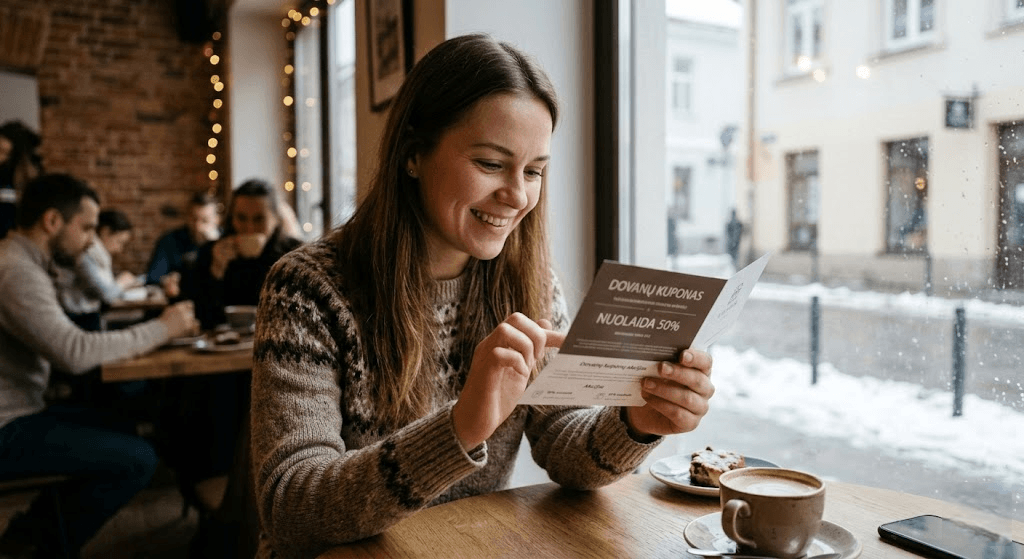 Dovanų kuponų akcijų gidas: kaip dovanoti įspūdžius už pusę kainos