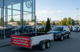 Lengvojo automobilio priekaba akcija: Strategija sumaniam pirkėjui