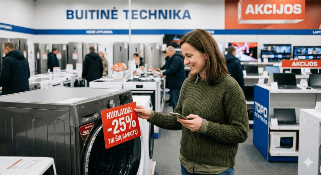 Topo centras nuolaida: Išsamus gidas, kaip sutaupyti perkant elektroniką ir buitinę techniką