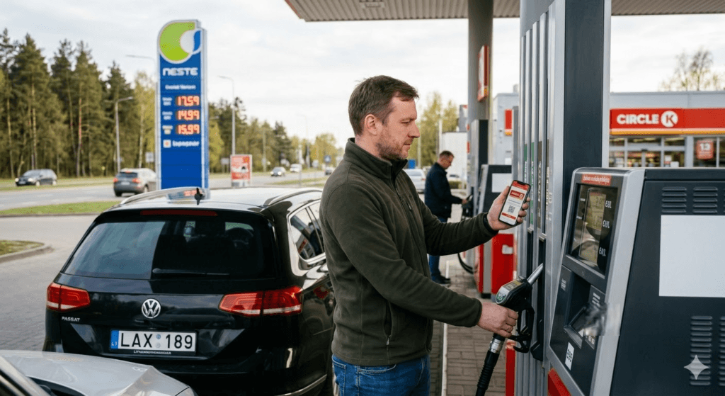 Degalinių akcijos: Kaip sumaniai sutaupyti kiekvieną kartą pilant kurą?