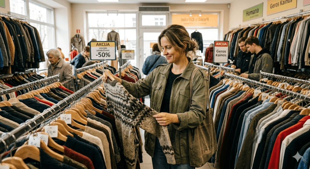 Pigūs drabužiai akcija: kaip atnaujinti garderobą neišleidžiant visos algos?