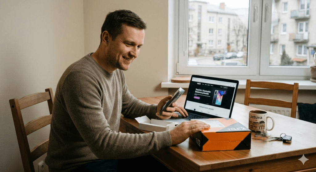 Tele2 nemokamas pristatymas: Išsamus gidas, kaip sutaupyti perkant išmaniuosius įrenginius internetu