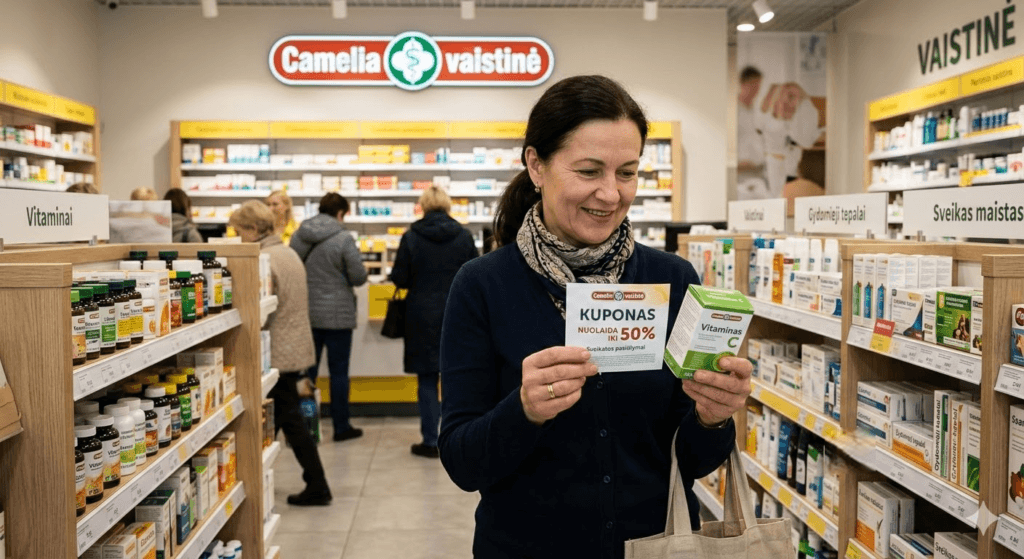 Camelia kuponas ir slapti taupymo būdai: viskas, ką reikia žinoti apie pigesnį apsipirkimą vaistinėje