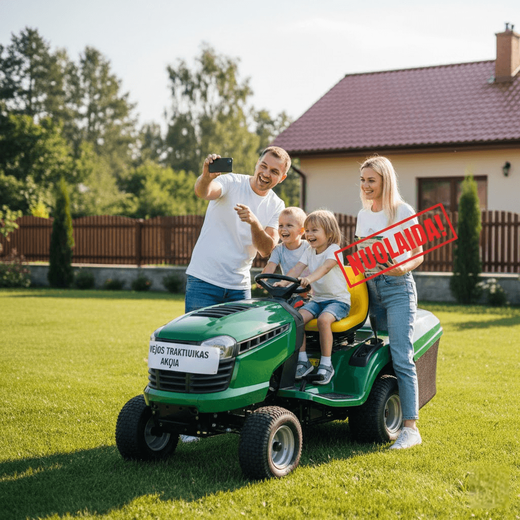 Vejos traktoriukas akcija: kaip pagauti tikrą laimikį ir neapsigauti?