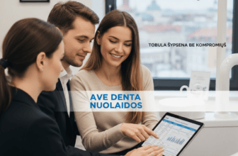 Ave Denta nuolaidos: finansinė strategija siekiant tobulos šypsenos be kompromisų