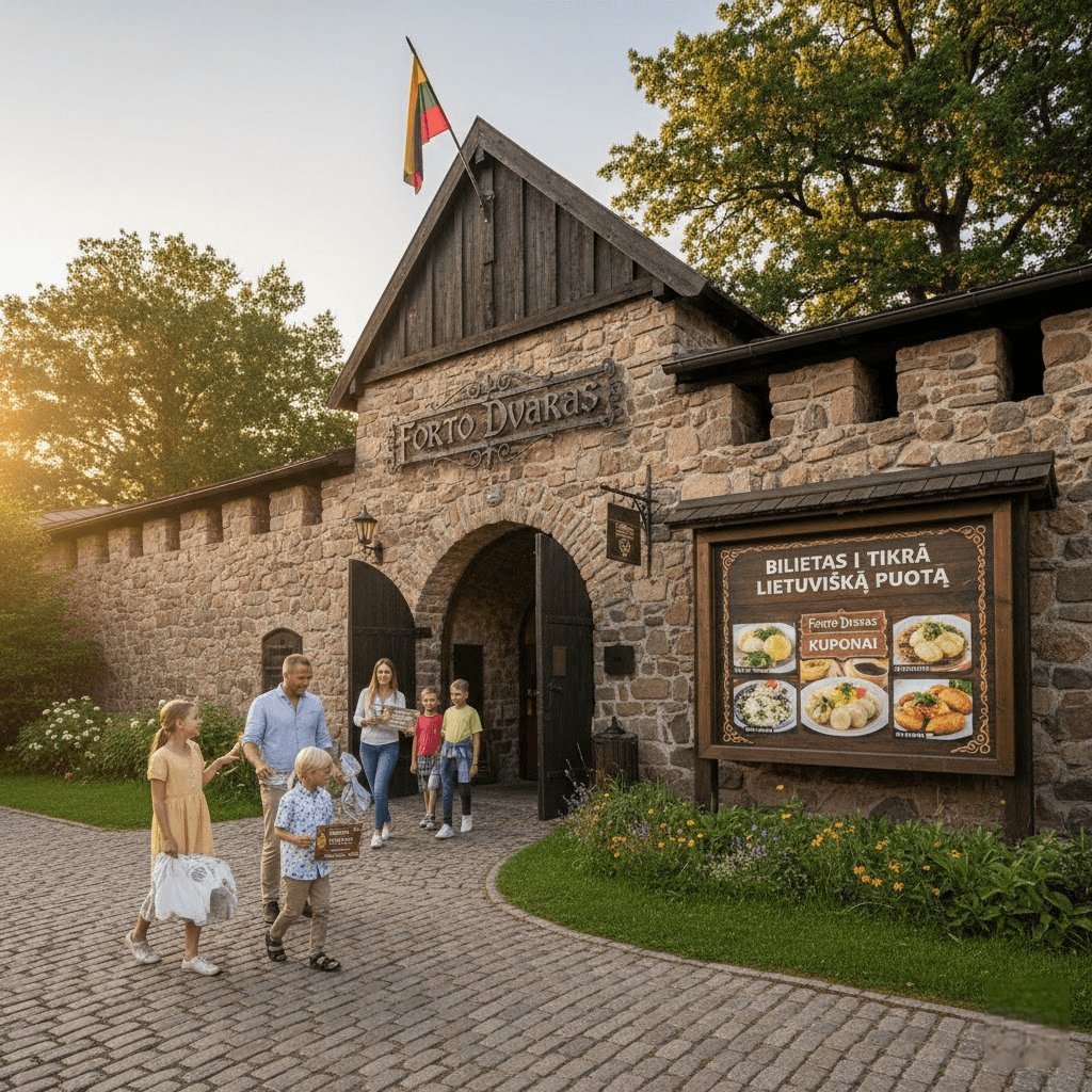 Forto dvaras kuponai: bilietas į tikrą lietuvišką puotą