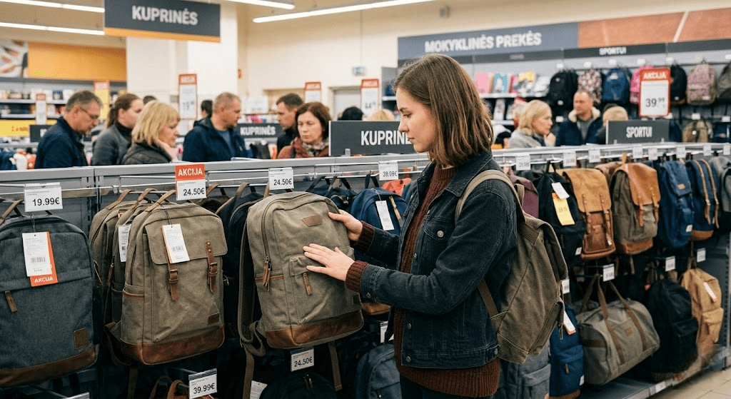 Kuprinės pigiau: išsamus gidas, kaip rasti kokybę nepermokant
