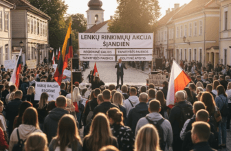 Lenkų rinkimų akcija šiandien: regioninė galia, tapatybės paieškos ir politinė ateitis