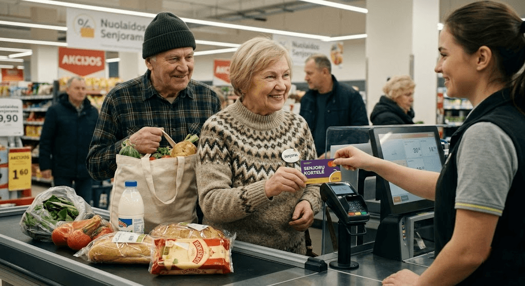Kaip sutaupyti Lietuvoje: Išsamus nuolaidų ir lengvatų gidas senjorams 2026 metais