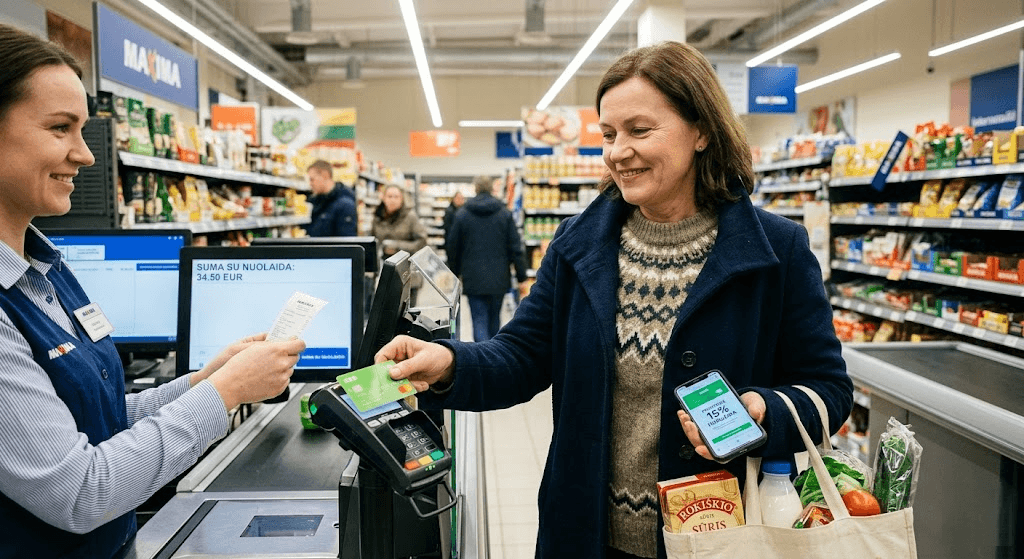 Nuolaidos su banko kortele: Kaip jūsų piniginė gali uždirbti jums pinigų?